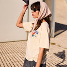 Bisous Bisous T-Shirt in Ecru by A.P Womenswear