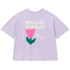 Bisous Bisous T-Shirt in Lilac by A.P Womenswear