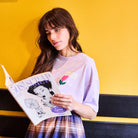 Bisous Bisous T-Shirt in Lilac by A.P Womenswear