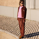 Corduroy Trousers in Brown by A.P Womenswear
