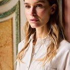 Plain Voile Shirt in Ecru by A.P Womenswear