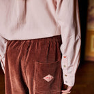 Plain Voile Shirt in Powder by A.P Womenswear