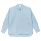 Plain Voile Shirt in Sky by A.P Womenswear