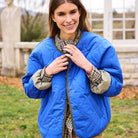 Reversible Jacket in Khaki by A.P Womenswear