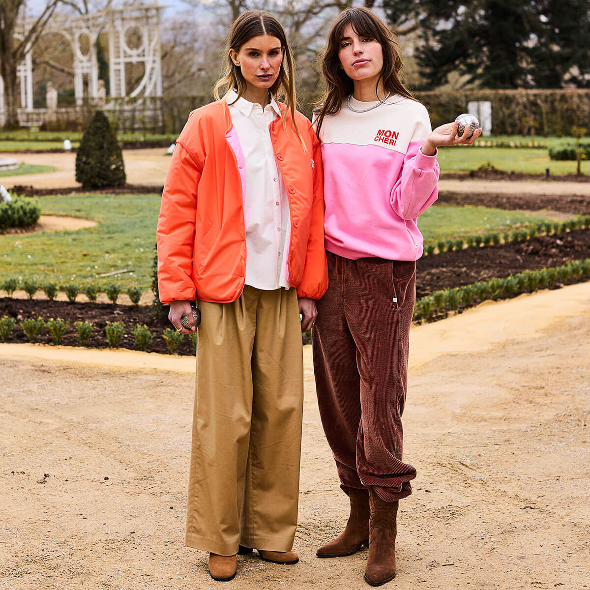 Reversible Jacket in Orange by A.P Womenswear