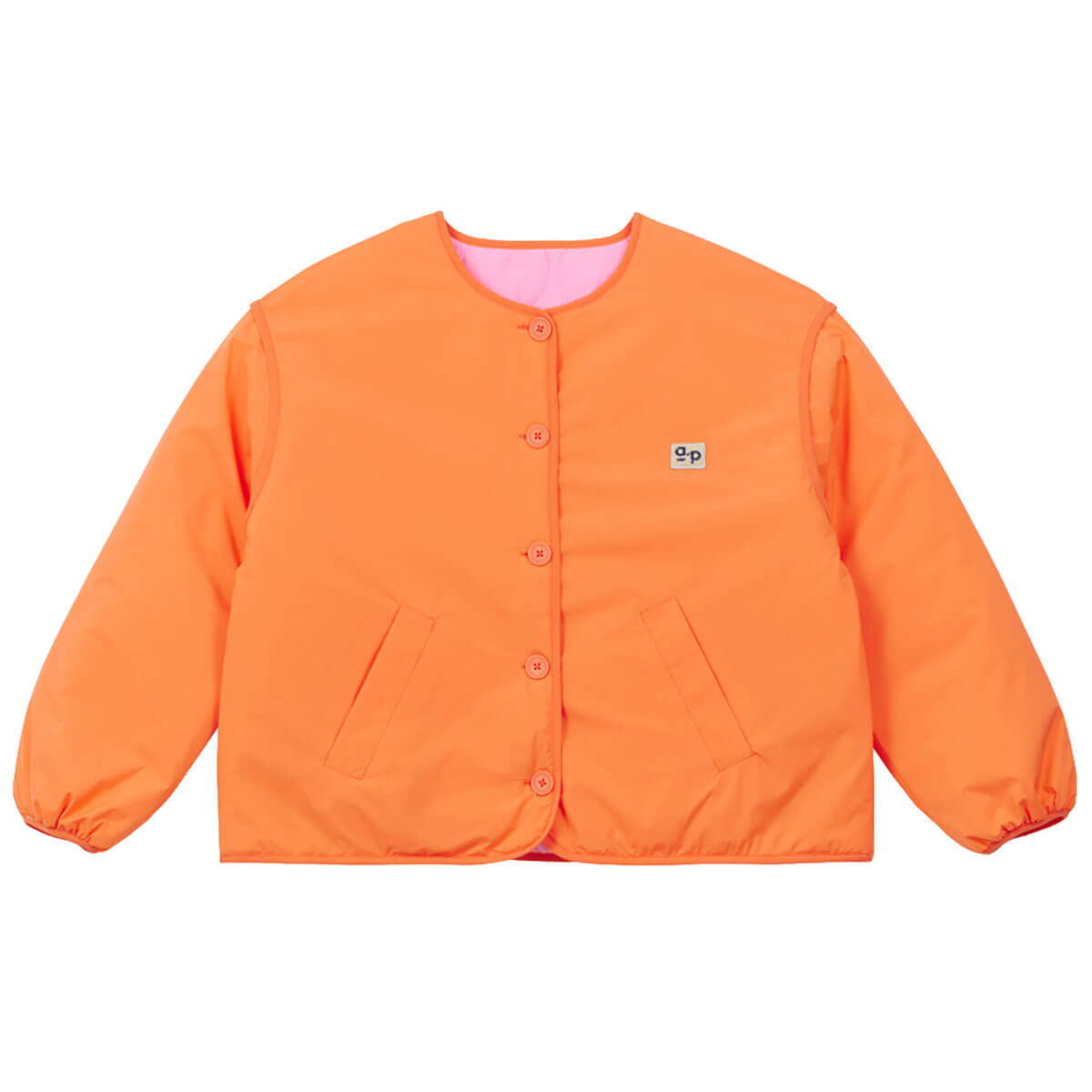 Reversible Jacket in Orange by A.P Womenswear