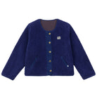 Reversible Sherpa Jacket in Navy by A.P Womenswear