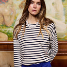 Sailor T-Shirt in Navy by A.P Womenswear