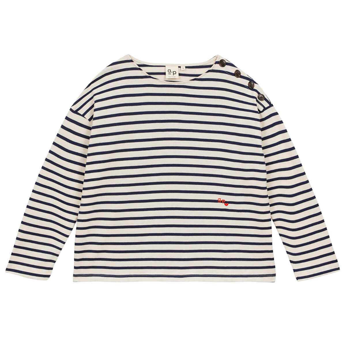 Sailor T-Shirt in Navy by A.P Womenswear