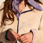 Sherpa Cardigan in Beige by A.P Womenswear