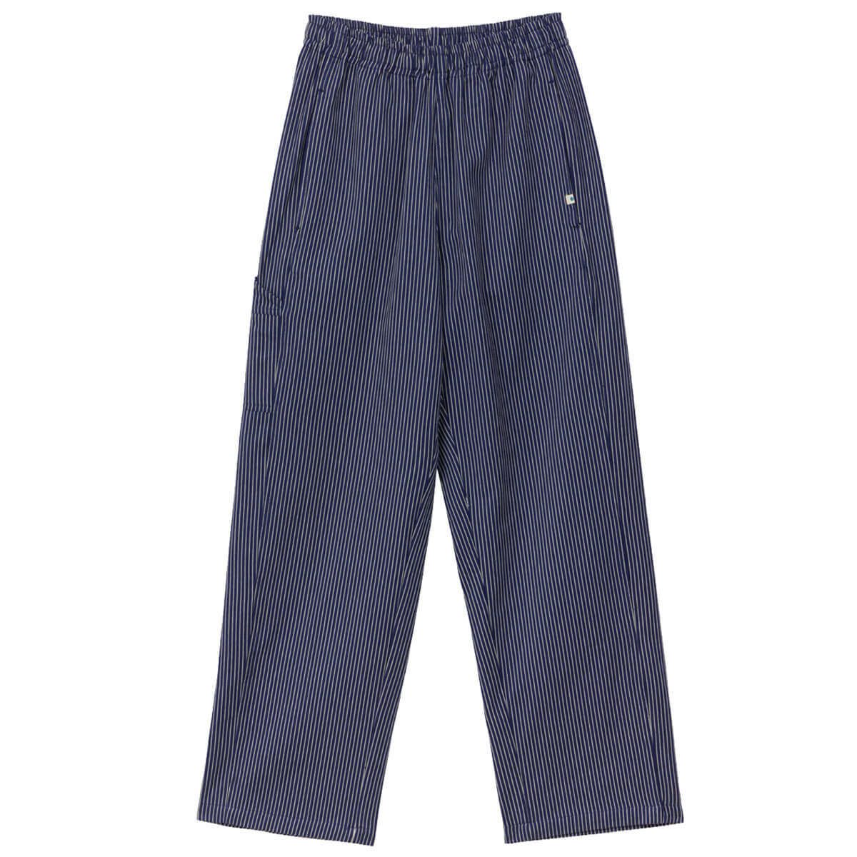 Striped Trousers in Navy by A.P Womenswear