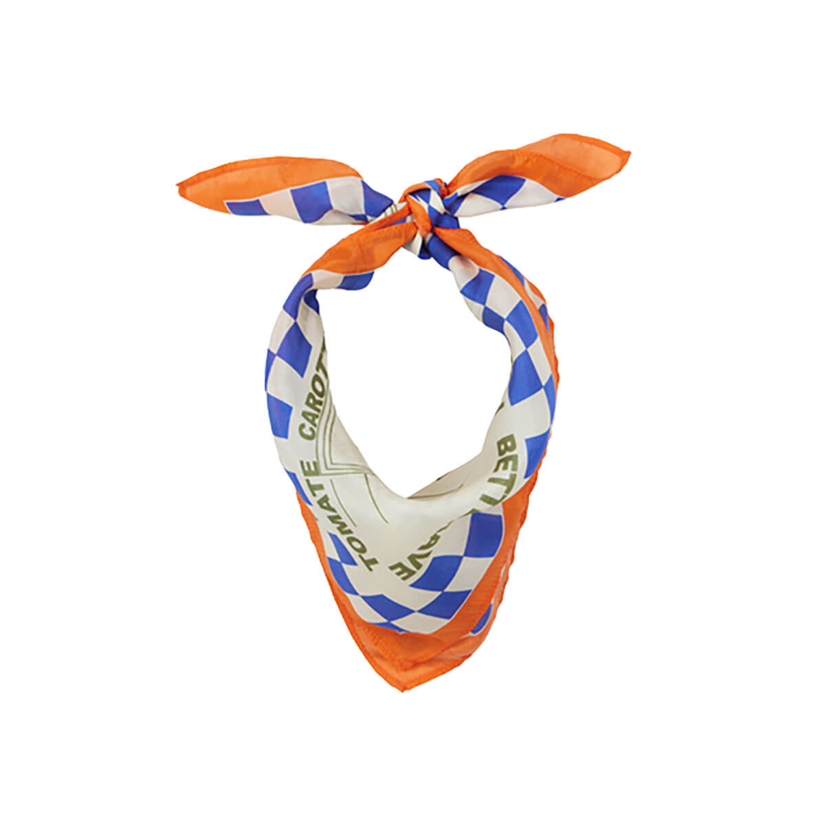 Supermarket Scarf in Blue by A.P Womenswear