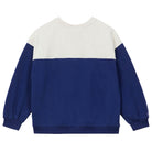 Two Tone Fleece Sweatshirt in Navy by A.P Womenswear