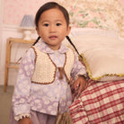 Baby Jersey Jane Cardigan in Icelandic Poppy by Apolina