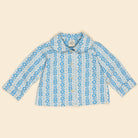 Baby Jersey Jane Cardigan in Nordic Floral Jacquard by Apolina