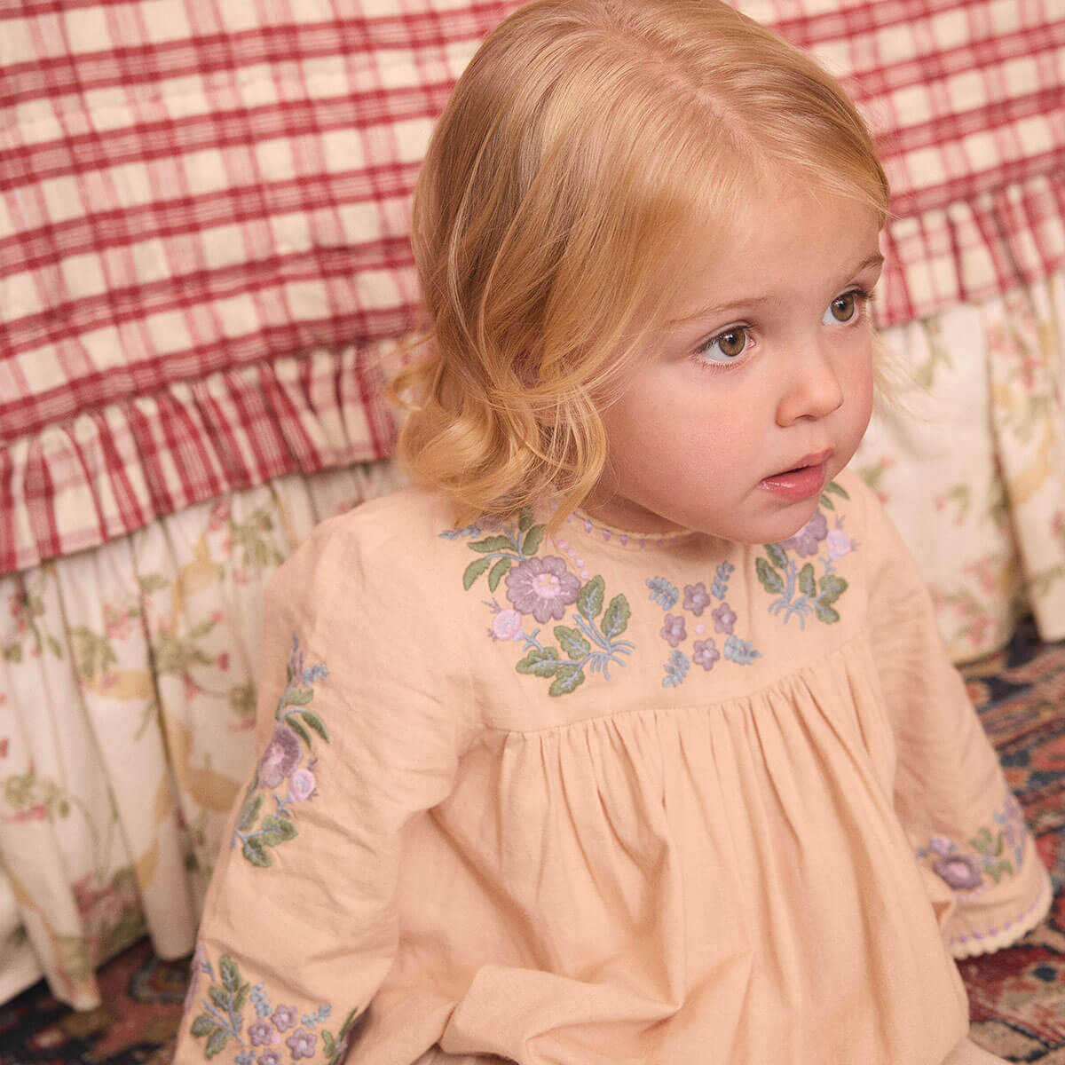 Baby Stevie Romper in Dried Rose by Apolina