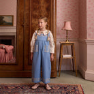 Bella Dungaree in Book Blue by Apolina