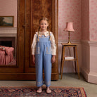 Bella Dungaree in Book Blue by Apolina