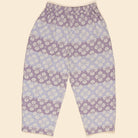 Cara Curve Jersey Trouser in Icelandic Poppy Jacquard by Apolina