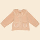 Clara Silk Blouse in Dried Rose by Apolina