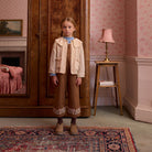 Clara Silk Blouse in Dried Rose by Apolina