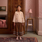 Clara Silk Blouse in Dried Rose by Apolina