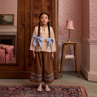 Clara Silk Blouse in Dried Rose by Apolina
