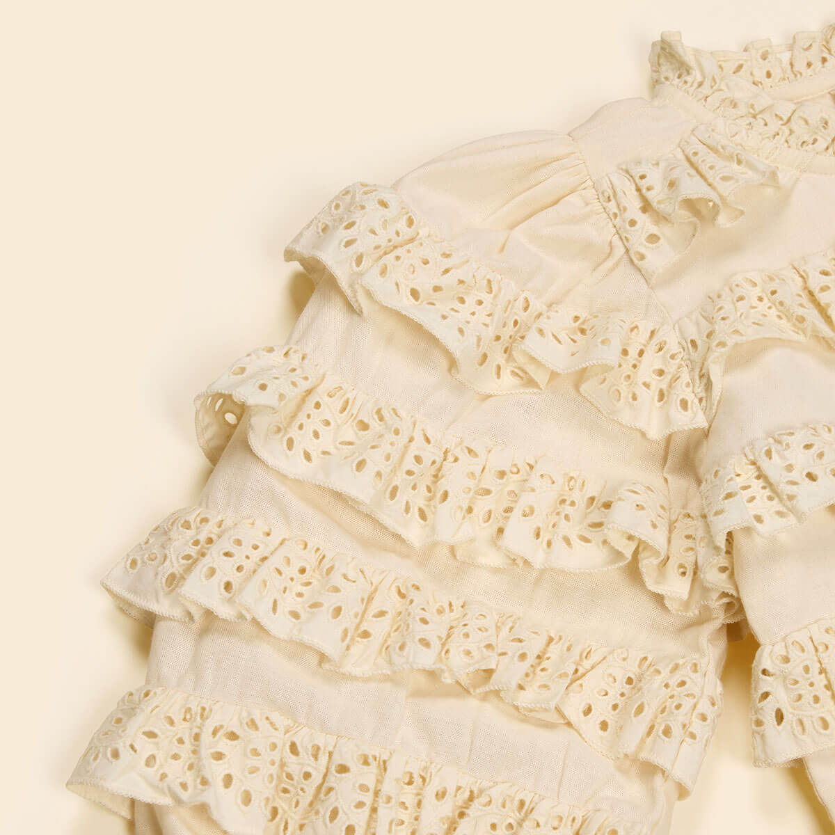 Fira Blouse in Milk-Cream by Apolina