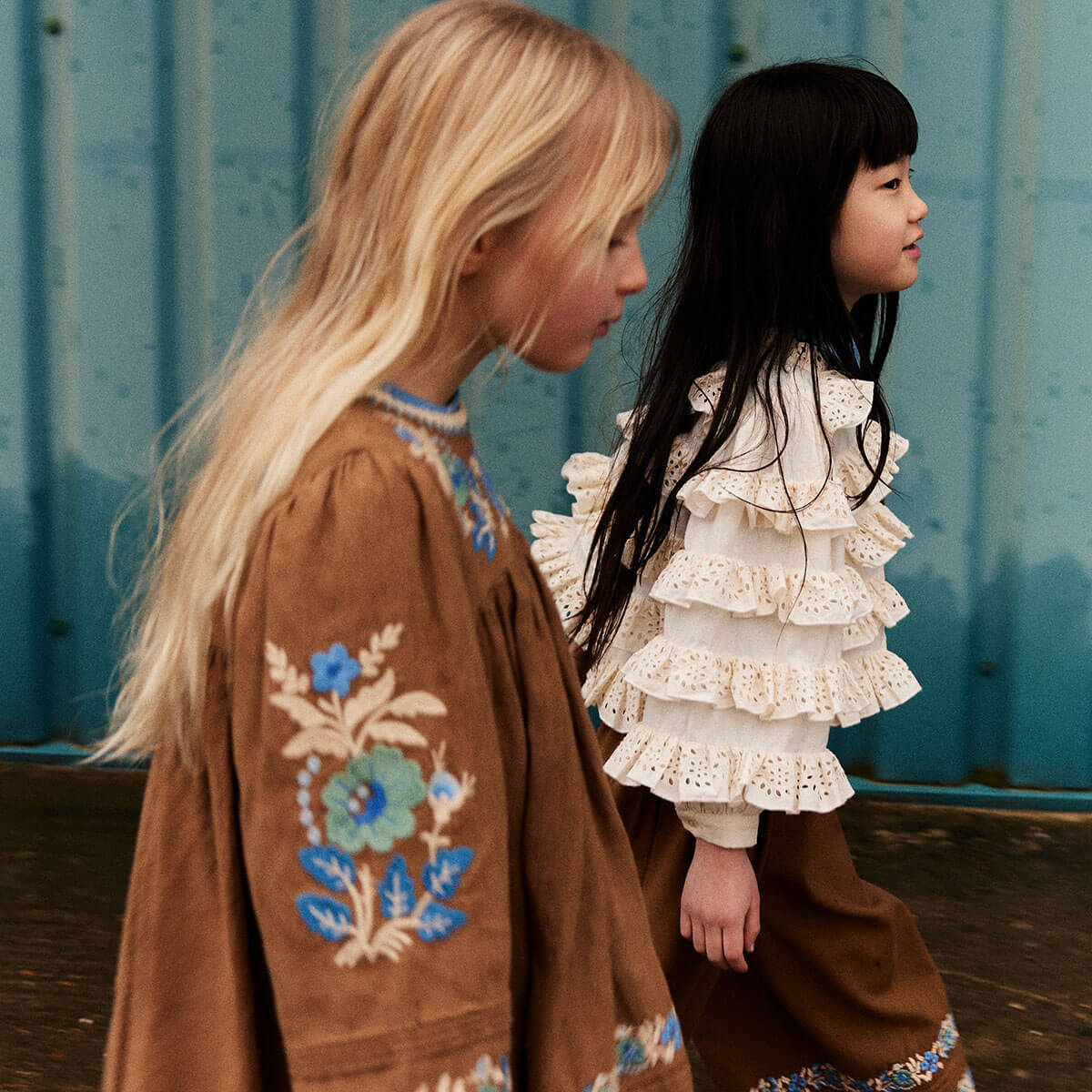 Fira Blouse in Milk-Cream by Apolina