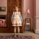 Ida Quilted Dress in Cream by Apolina