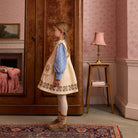 Ida Quilted Dress in Cream by Apolina