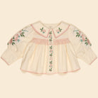 Lora Blouse in Milk-Cream by Apolina