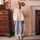 Lora Blouse in Milk-Cream by Apolina