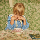 Maggie Sailor Blouse in Mountain Calico Blue by Apolina