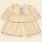 Marella Soft Organdie Dress in Cream by Apolina