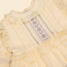 Marella Soft Organdie Dress in Cream by Apolina