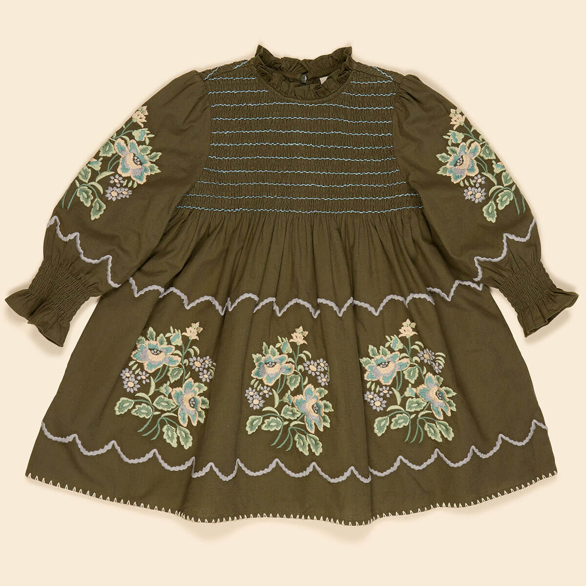 Mia Dress in Forest by Apolina