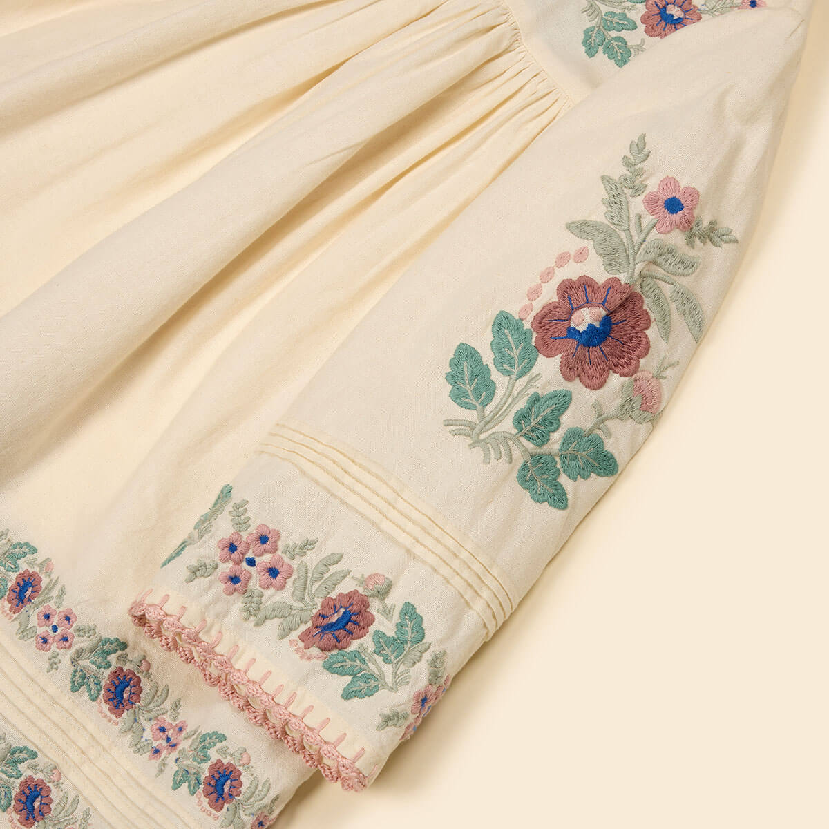 Stevie Dress in Milk-Cream by Apolina