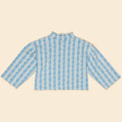 Valerie Jersey Sweater in Nordic Floral Jacquard by Apolina
