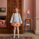 Valerie Jersey Sweater in Nordic Floral Jacquard by Apolina