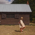 Wilma Dress in Dried Rose/Cream by Apolina