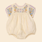 Stevie Baby Bubble Romper in Cream by Apolina