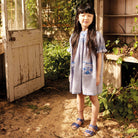 Dora Dress in Blue / Lilac by Apolina