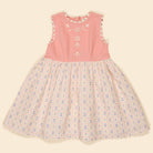 Lola Dress in Rosepanel Cream / Peony by Apolina