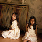 Patsy Ribbons Dress in Cream by Apolina