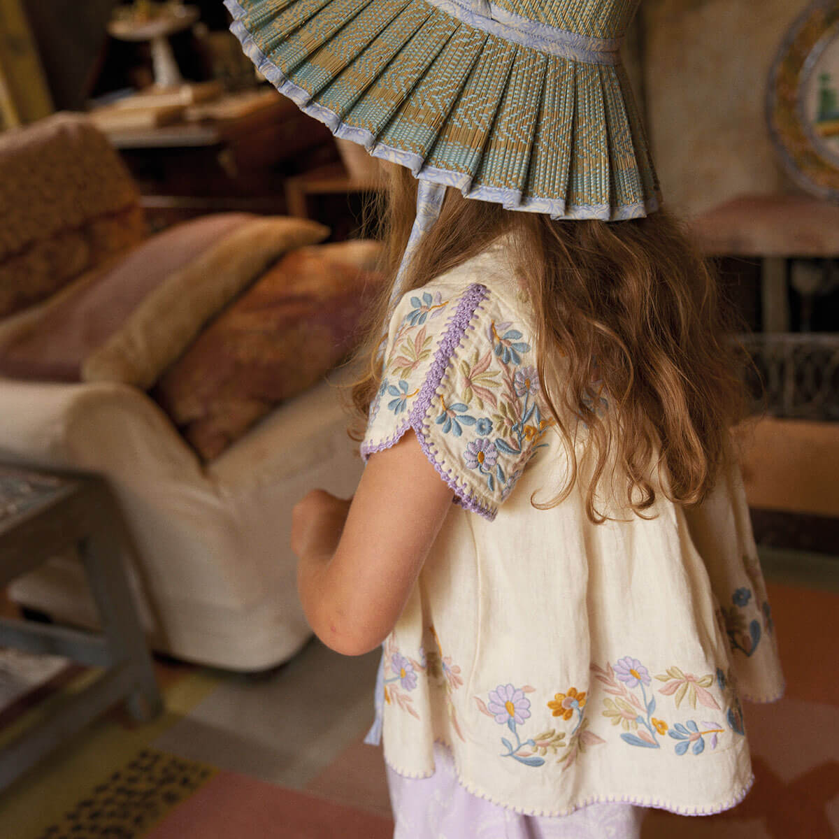 Stevie Blouse in Cream by Apolina – Junior Edition