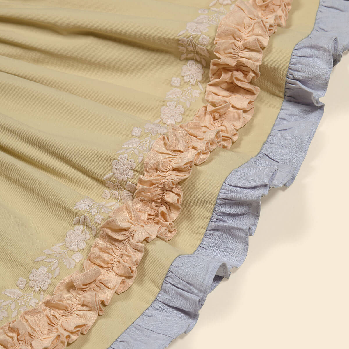 Lucinda Sun Dress in Cloud by Apolina – Junior Edition