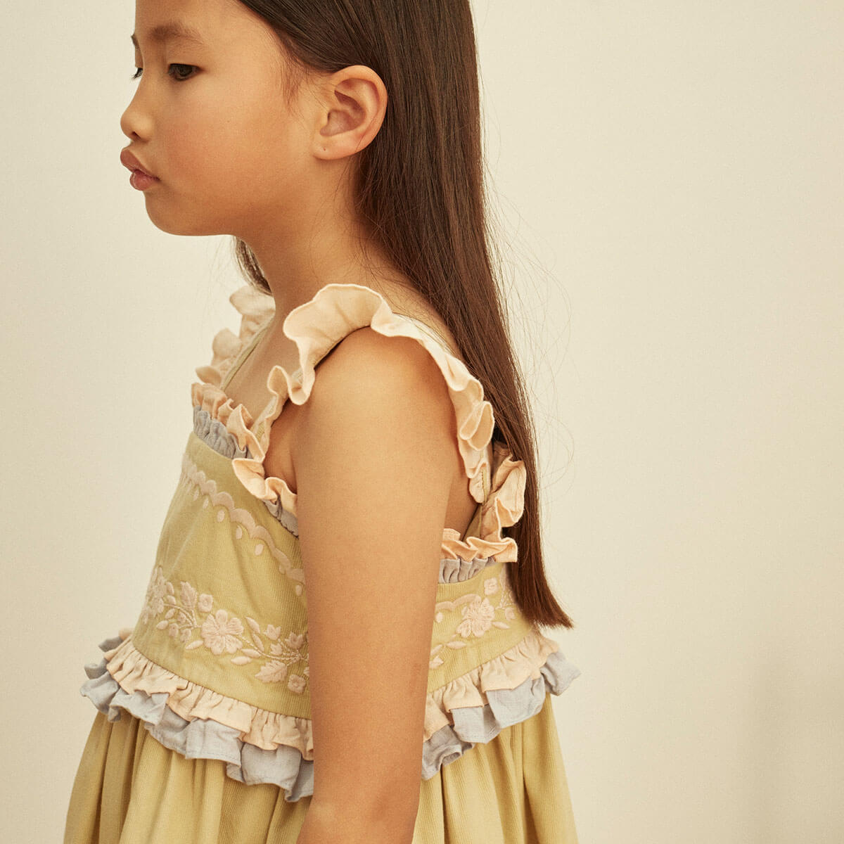Lucinda Sun Dress in Cloud by Apolina – Junior Edition