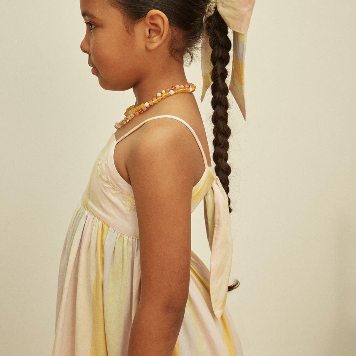 apolina kids◾️ magrit sundress Magrit Sun Dress in Painters Stripe by Apolina - Last One In Stock