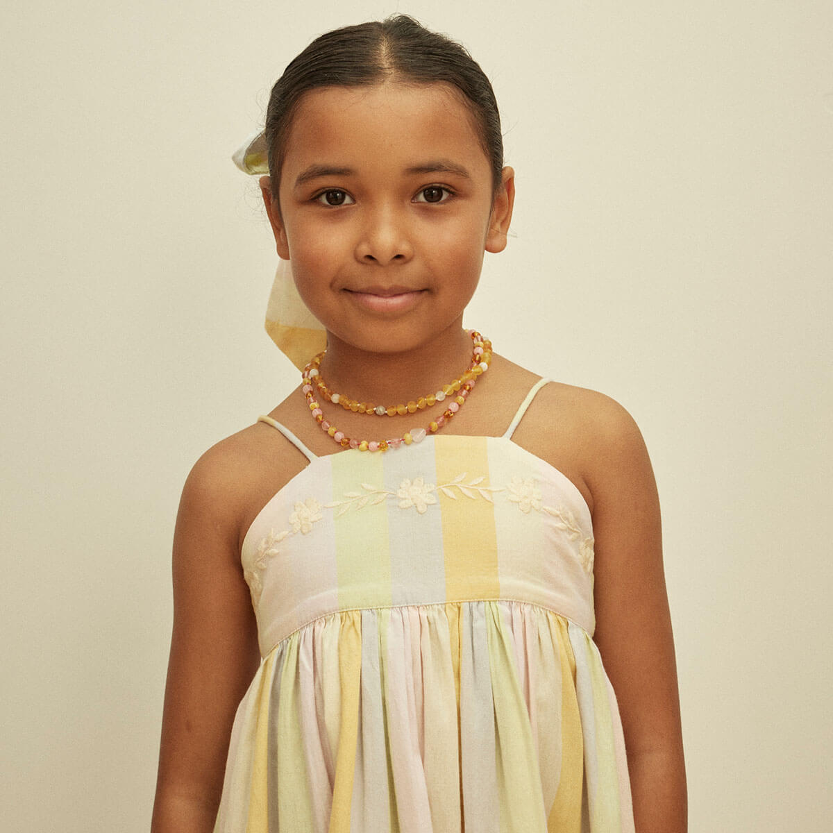 Magrit Sun Dress in Painters Stripe by Apolina – Junior Edition